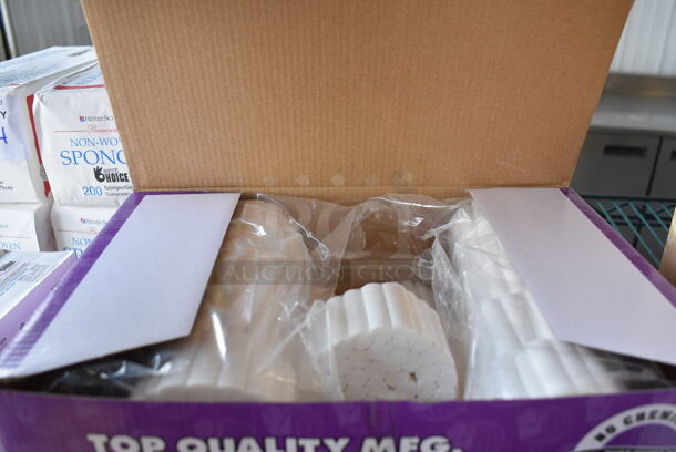 3 Various Items; 1 Box of Disposable Face Mask, 1 Box of Cotton Roll and 1 Package of Dental Towels. 3 Times Your Bid! - Image 3 of 4