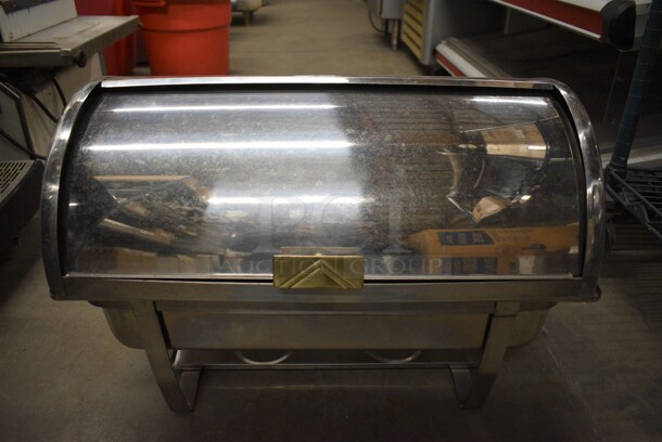 Stainless Steel Chafing Dish w/ Rolling Lid. 23x14x16