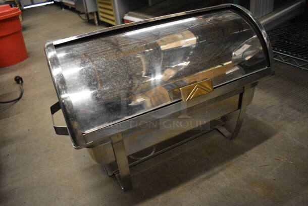 Stainless Steel Chafing Dish w/ Rolling Lid. 23x14x16 - Image 4 of 5