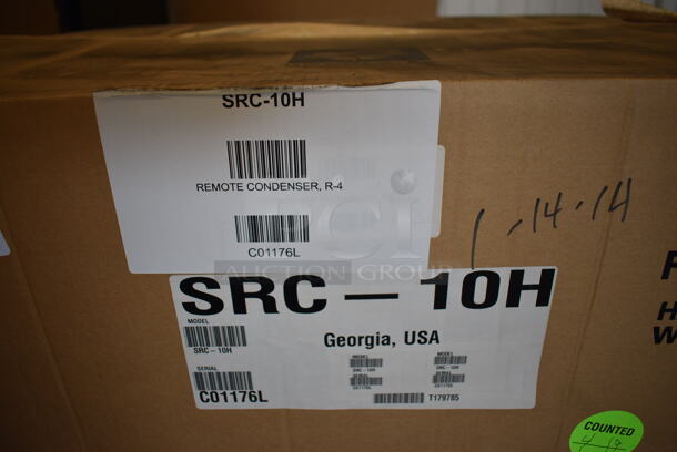 BRAND NEW! Hoshizaki Model SRC-10H Metal Commercial Remote Condenser for Ice Head. 208-230 Volts, 1 Phase. 31x25x20 - Image 8 of 9
