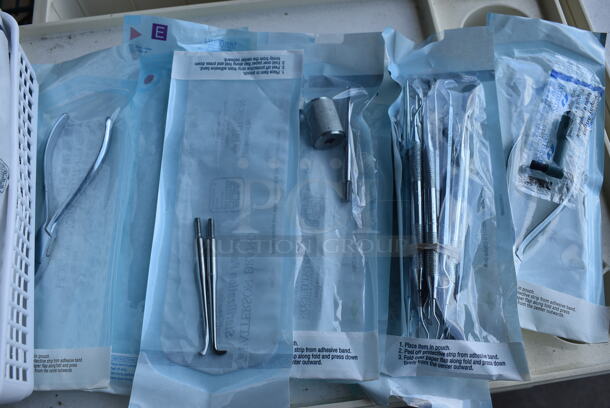 ALL ONE MONEY! Lot of Various Dental Tools Including Pliers and Scalers in White Poly Bin. 9.5x6x2.5 - Image 2 of 5