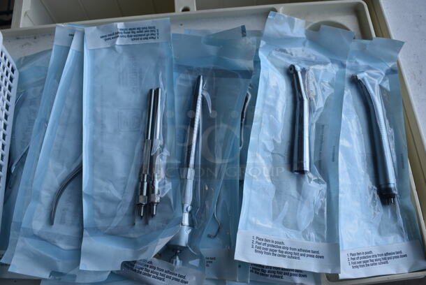 ALL ONE MONEY! Lot of Various Dental Tools Including Pliers and Scalers in White Poly Bin. 9.5x6x2.5 - Image 3 of 5