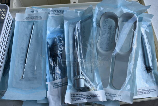 ALL ONE MONEY! Lot of Various Dental Tools Including Pliers and Scalers in White Poly Bin. 9.5x6x2.5 - Image 4 of 5