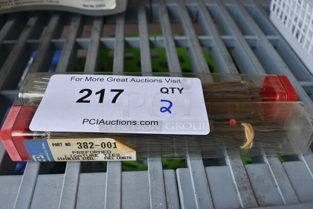 2 Packages of Preformed Ligature Ties. 6.5". 2 Times Your Bid! - Image 1 of 3