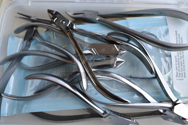 3 Poly Bins of Dental Tools Including Pliers and Probes. 8.5x5x2.5 and 8.5x5x1.5. 3 Times Your Bid! - Image 4 of 5