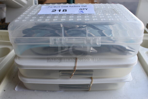 3 Poly Bins of Dental Tools Including Pliers and Probes. 8.5x5x2.5 and 8.5x5x1.5. 3 Times Your Bid! - Image 5 of 5