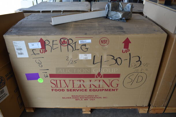 BRAND NEW! Silver King Model SKR48 Stainless Steel Commercial 2 Door Undercounter Cooler. 115 Volts, 1 Phase. 48x31x29. Tested and Working! - Image 11 of 12
