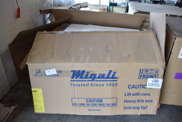BRAND NEW! Migali Model C-CB48-HC Stainless Steel Commercial 2 Drawer Chef Base. 48.5x32x21. Tested and Working! - Image 5 of 5
