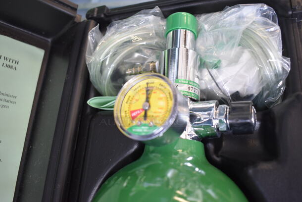 Oxygen Tank in Black Poly Case. 15x7x6 - Image 4 of 6
