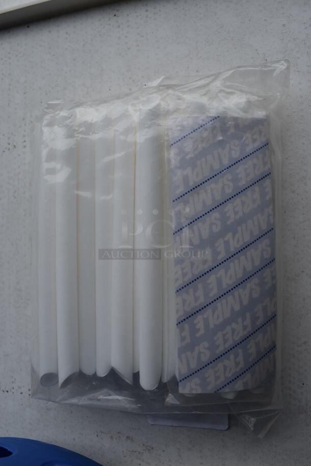 ALL ONE MONEY!  Lot of Various Items Including Ploy Tubes, Molder Bracket Ties and Extraoral Cheek Retractors in Blue Poly Bin. 11x12x9 - Image 2 of 7