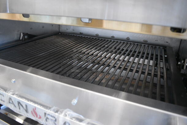 BRAND NEW! American Range Model AGBU-3 Stainless Steel Commercial Natural Gas Powered Vertical Broiler w/ Oven. 36x39x55 - Image 3 of 10