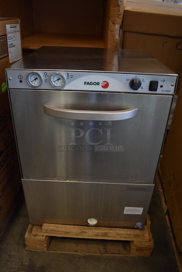 BRAND NEW! Fagor Model FI-48W Stainless Steel Commercial Undercounter Dishwasher. 208-240 Volts, 1 Phase. 23.5x26x32