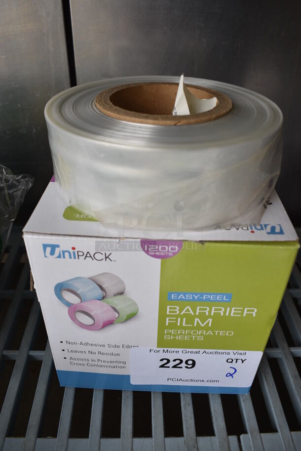 2 Items; Barrier Film Perforated Sheets and Tube Sleeve. 2 Times Your Bid! - Image 1 of 3