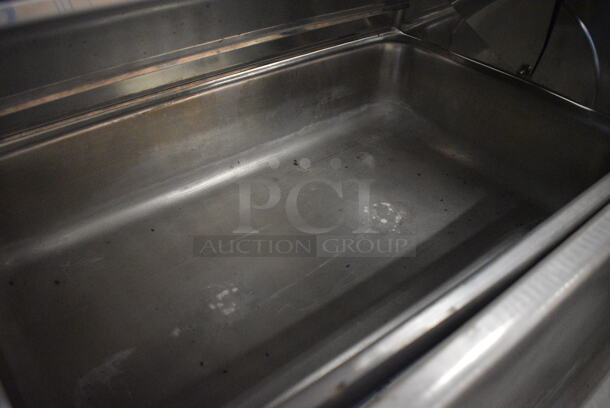 Stainless Steel Chafing Dish w/ Rolling Lid. 23x14x16 - Image 2 of 5