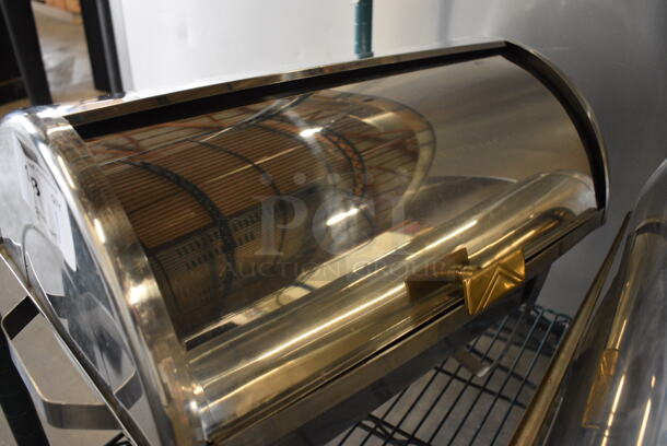 Stainless Steel Chafing Dish w/ Rolling Lid. 23x14x16 - Image 2 of 5