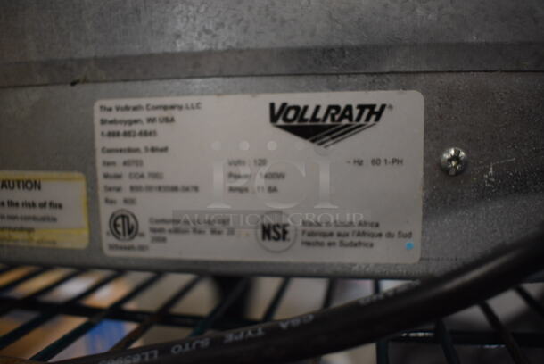 NICE! Vollrath Stainless Steel Commercial Electric Powered Convection Oven w/ View Through Door and Metal Oven Rack. 120 Volts, 1 Phase. 23.5x23x18. Tested and Working! - Image 6 of 7