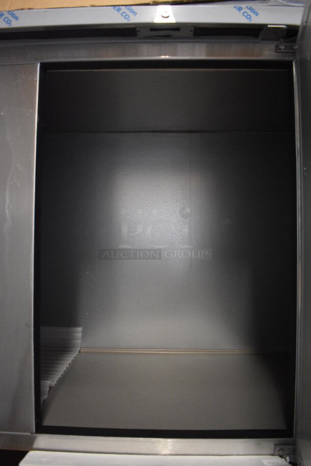 BRAND NEW! 2016 Fagor Model FBB-95-S-SLP-GR Stainless Steel Commercial 3 Door Undercounter Cooler. 115 Volts, 1 Phase. 95.5x29x37. Tested and Working! - Image 8 of 10