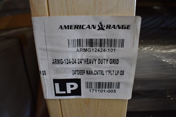 BRAND NEW! American Range Model ARMG-124-24 Stainless Steel Commercial Propane Gas Powered Flat Top Griddle. 24x33x14 - Image 8 of 8