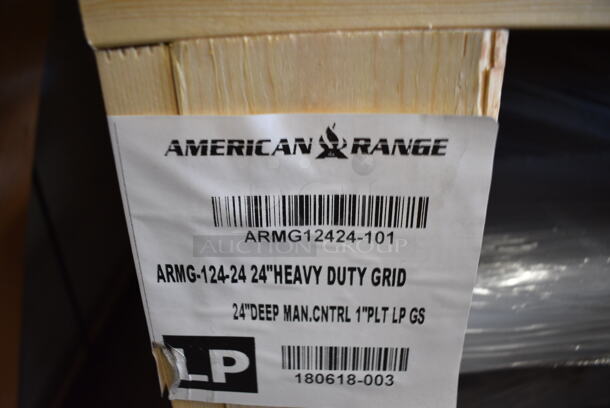 BRAND NEW! American Range Model ARMG-124-24 Stainless Steel Commercial Propane Gas Powered Flat Top Griddle. 24x33x14 - Image 8 of 8