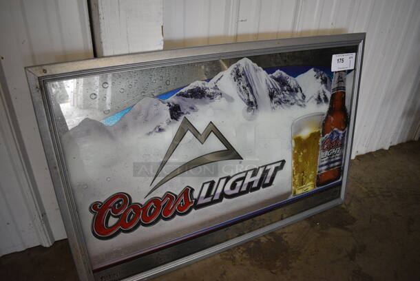 Framed Coors Light Sign. 37.5x1x24.5 - Image 2 of 2