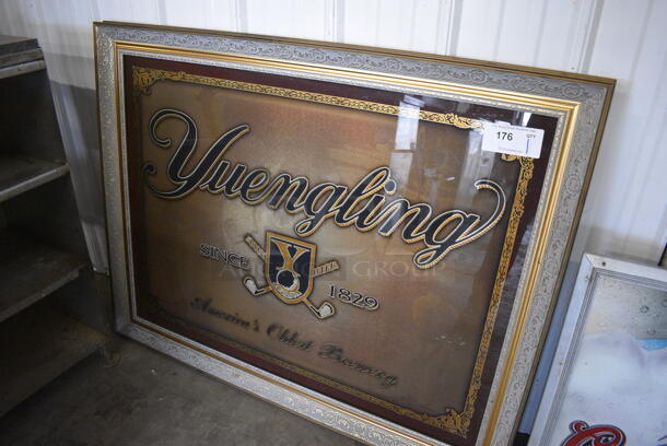 Framed Yuengling Sign. 45x1.5x35 - Image 2 of 3