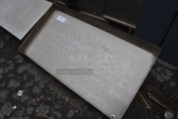 Stainless Steel Shelf w/ Wall Mount Brackets. 44x19x16 - Image 2 of 4