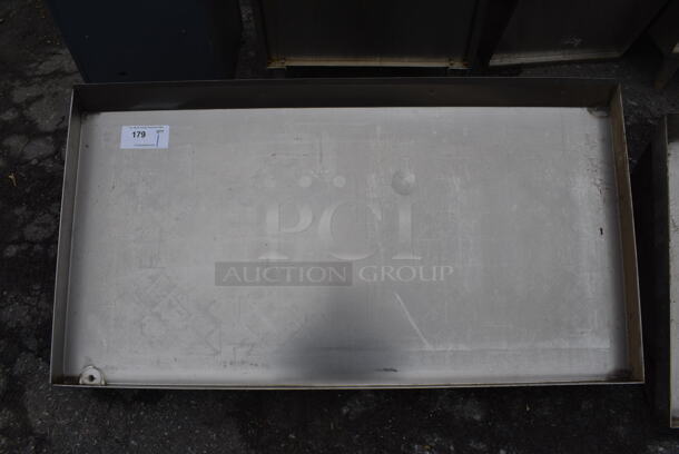 Stainless Steel Shelf w/ Wall Mount Brackets. 44x19x16 - Image 1 of 3