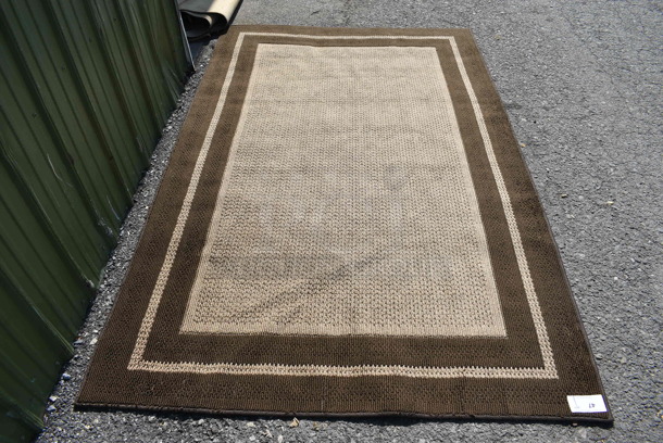 Brown and Tan Rug. 97x60