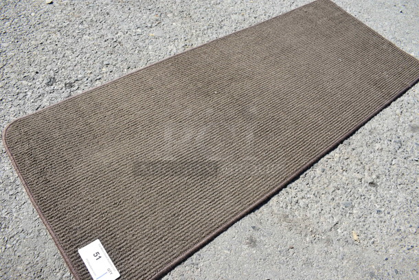Brown Rug. 60x24 - Image 2 of 3