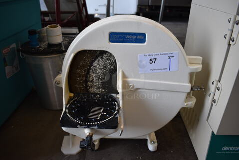 WM Whip Mix Model 3C 12" Orthodontic Model Trimmer w/ Catch Drain To Filter Dental Mold Plaster From Water. 115 Volts, 1 Phase. 17x20x17. Tested and Working!