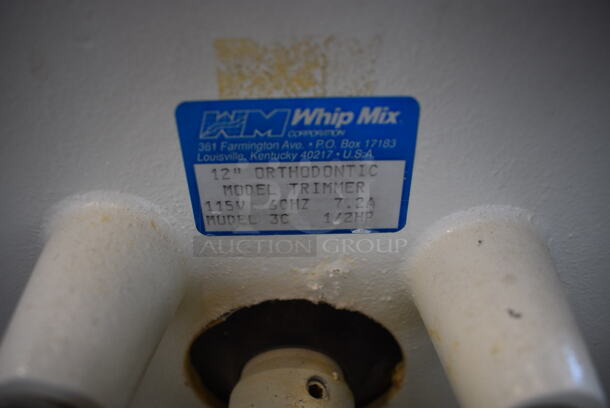 WM Whip Mix Model 3C 12" Orthodontic Model Trimmer w/ Catch Drain To Filter Dental Mold Plaster From Water. 115 Volts, 1 Phase. 17x20x17. Tested and Working! - Image 7 of 9