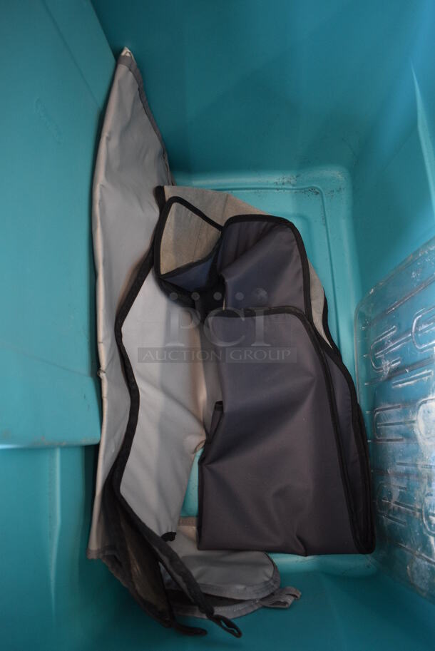 ALL ONE MONEY! Lot of 3 X-ray Aprons and Blue Poly Bin w/ Lid! 19x32x19 - Image 2 of 4