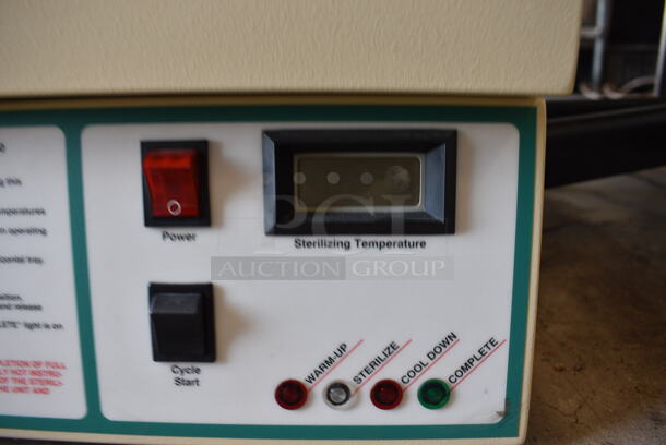 Dentronix Model DDS 5000 Metal Countertop Rapid Dry Heat Sterilization System. 19x20x20. Tested and Working! - Image 3 of 8