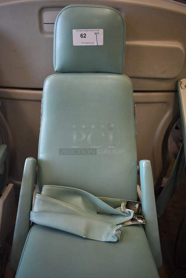Ritter Model H3L Reclining Green Dentist Chair. 115 Volts, 1 Phase. 24x52x48. Tested and Working! - Image 5 of 7