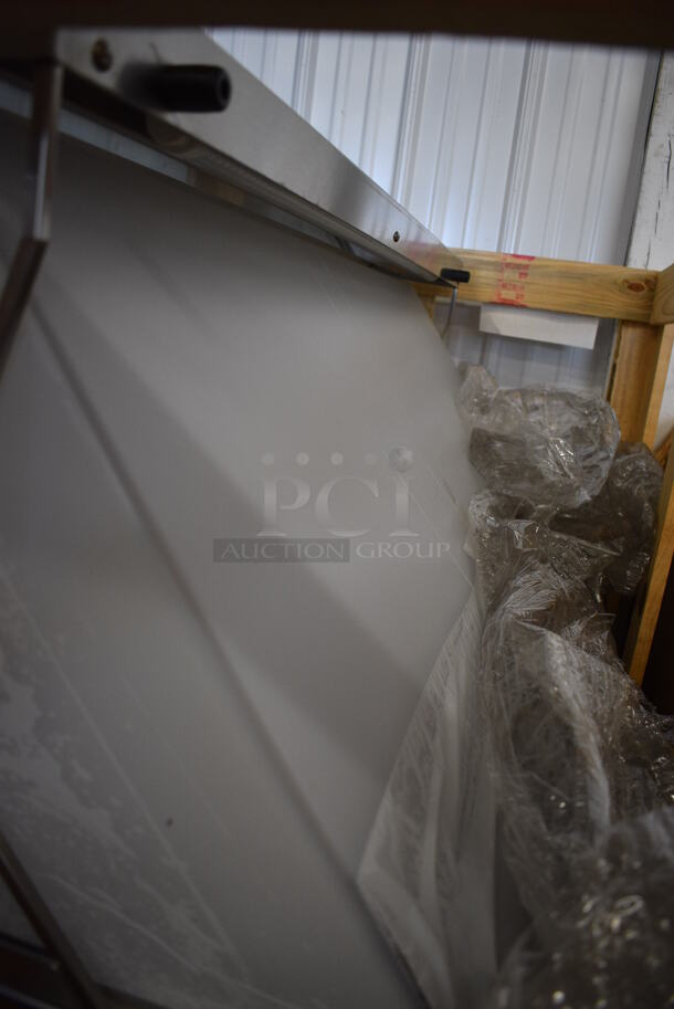 BRAND NEW! Global Refrigeration Model CKDC47VBR-AW Metal Commercial Floor Style Ice Cream Dipping Cabinet. 115 Volts, 1 Phase. 47x32x53. Tested and Working! - Image 9 of 10