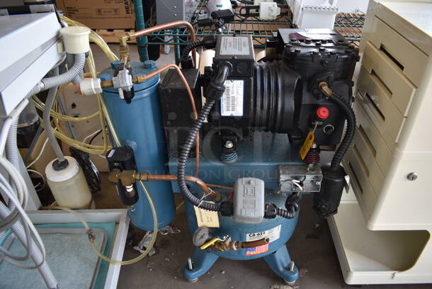 Copeland Model KAT4-0100-CAAN223 Commercial Semi-Hermetic Dental Air Compressor. 115 Volts, 1 Phase. 26x15x27 - Image 1 of 8