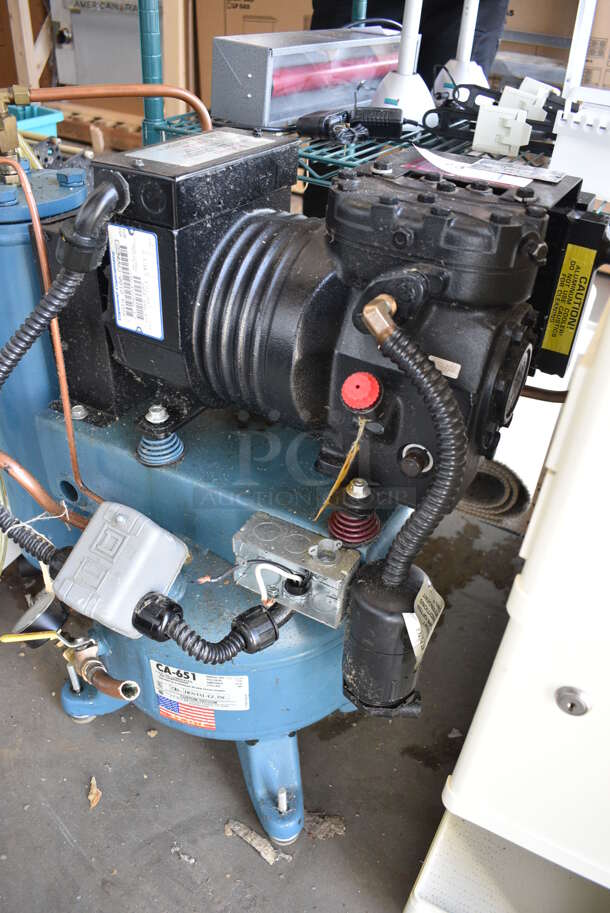 Copeland Model KAT4-0100-CAAN223 Commercial Semi-Hermetic Dental Air Compressor. 115 Volts, 1 Phase. 26x15x27 - Image 2 of 8