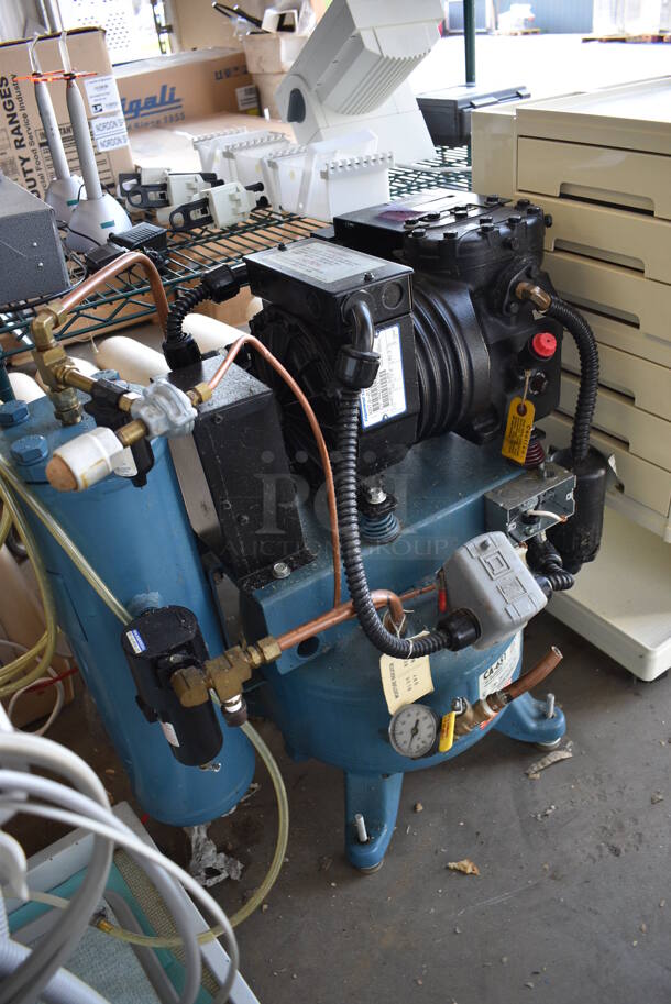 Copeland Model KAT4-0100-CAAN223 Commercial Semi-Hermetic Dental Air Compressor. 115 Volts, 1 Phase. 26x15x27 - Image 5 of 8