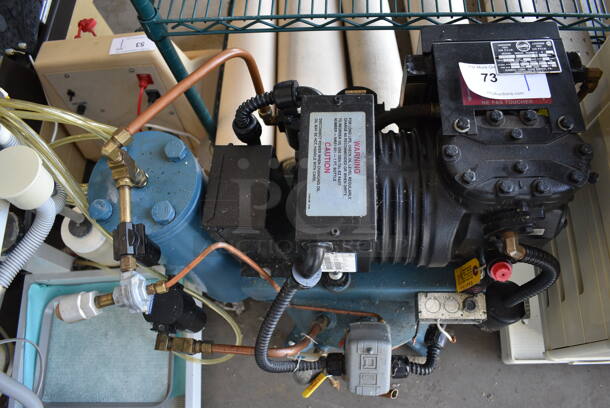 Copeland Model KAT4-0100-CAAN223 Commercial Semi-Hermetic Dental Air Compressor. 115 Volts, 1 Phase. 26x15x27 - Image 6 of 8