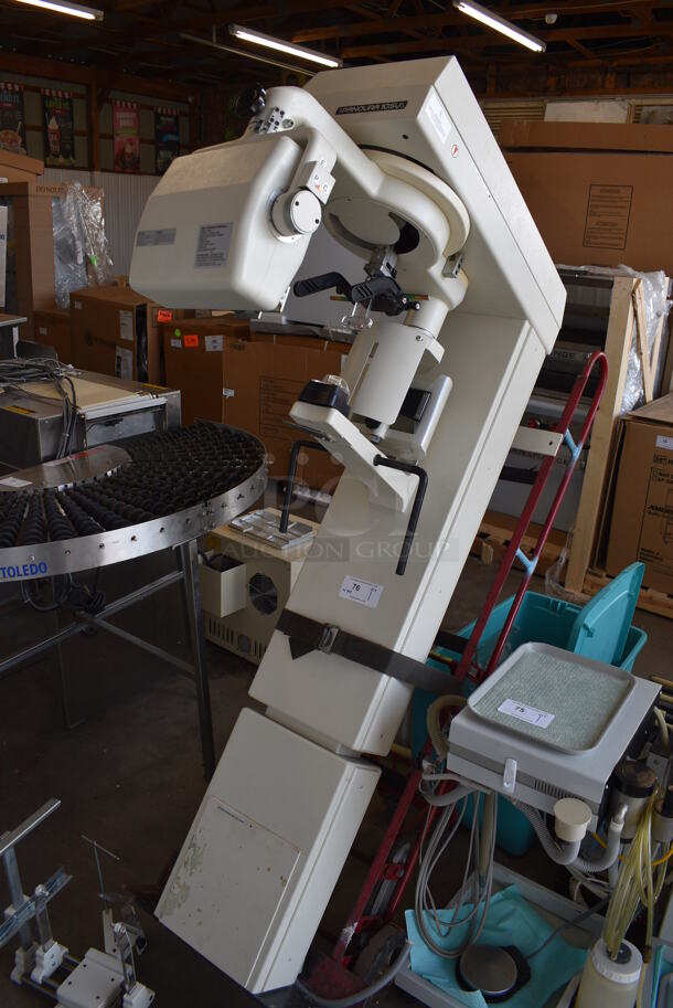 AWESOME! Panoura Model PA810 Metal Commercial Wall Mount X-Ray Apparatus w/ Panoura-10-SU Model PA810 Control Box, Arm and Xray Light Box. Gallery Picture Shows Unit Before Disassembly. Includes 13x40x68, 18x17x59 - Image 3 of 12