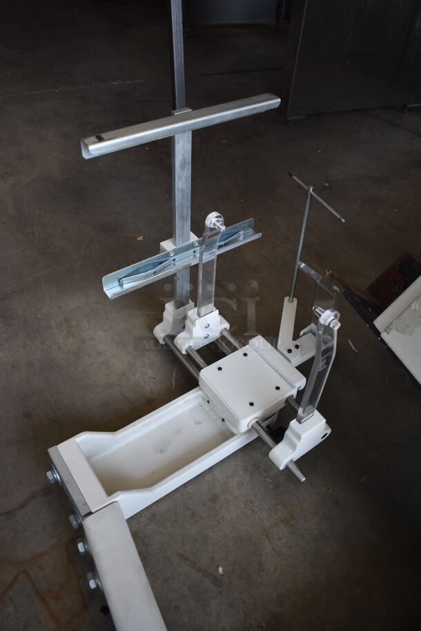 AWESOME! Panoura Model PA810 Metal Commercial Wall Mount X-Ray Apparatus w/ Panoura-10-SU Model PA810 Control Box, Arm and Xray Light Box. Gallery Picture Shows Unit Before Disassembly. Includes 13x40x68, 18x17x59 - Image 11 of 12