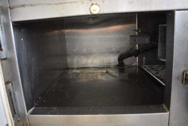 NICE! Stainless Steel Commercial 3 Door Undercounter Cooler. 72x33x36. Tested and Powers On But Does Not Get Cold - Image 6 of 6