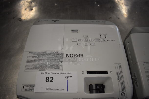 Epson Model H683A LCD Projector. 100-240 Volts, 1 Phase. 12x10.5x3.5 - Image 3 of 5