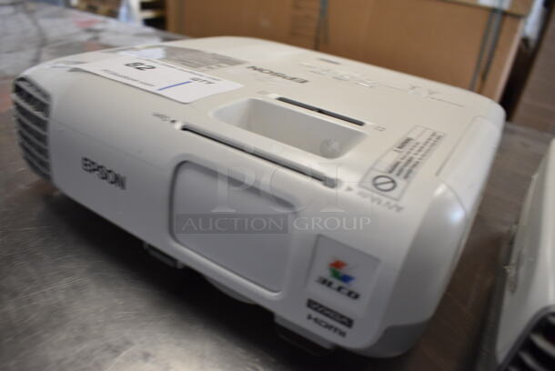 Epson Model H683A LCD Projector. 100-240 Volts, 1 Phase. 12x10.5x3.5 - Image 4 of 5