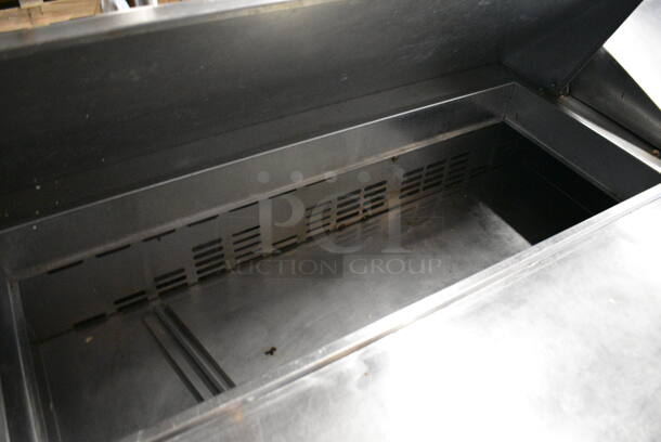WOW! Turbo Air Model TST-72SD Stainless Steel Commercial Sandwich Salad Prep Table Bain Marie Mega Top on Commercial Casters. 115 Volts, 1 Phase. 72.5x30x43. Tested and Powers On But Does Not Get Cold - Image 4 of 9