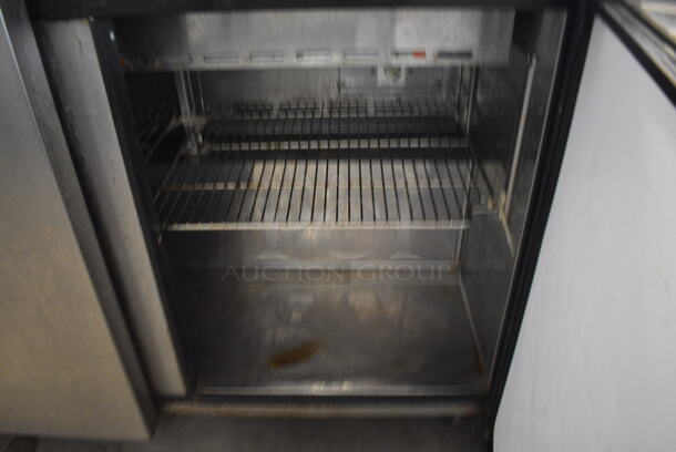 WOW! Turbo Air Model TST-72SD Stainless Steel Commercial Sandwich Salad Prep Table Bain Marie Mega Top on Commercial Casters. 115 Volts, 1 Phase. 72.5x30x43. Tested and Powers On But Does Not Get Cold - Image 6 of 9