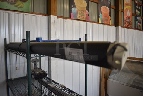 Roll Down Projector Screen. 74"