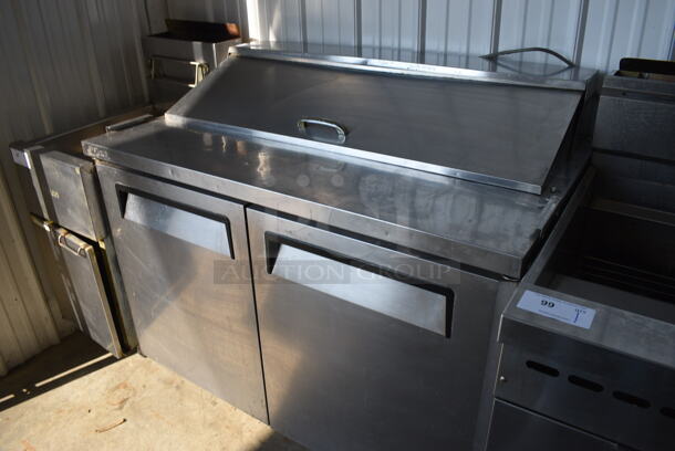 GREAT! Turbo Air Model MST-48 Stainless Steel Commercial Sandwich Salad Prep Table Bain Marie Mega Top on Commercial Casters. 115 Volts, 1 Phase. 48x30x44. Tested and Working! - Image 4 of 7