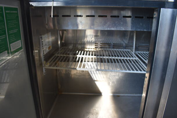 GREAT! Turbo Air Model MST-48 Stainless Steel Commercial Sandwich Salad Prep Table Bain Marie Mega Top on Commercial Casters. 115 Volts, 1 Phase. 48x30x44. Tested and Working! - Image 6 of 7