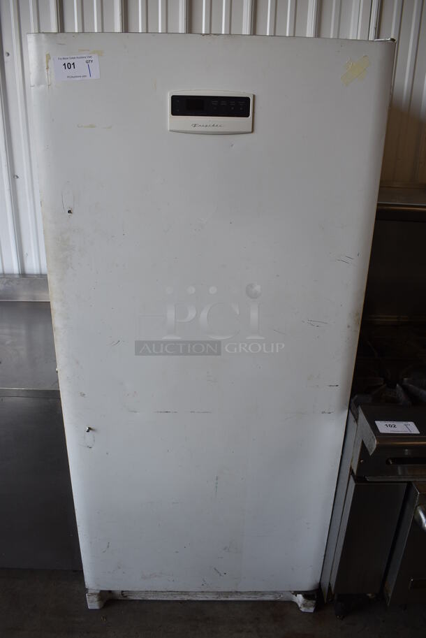 Frigidaire Model LFFH21F7HWS Reach In Freezer. 32x28x71. Tested and Working!